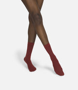 The Rib | Burgundy Socks