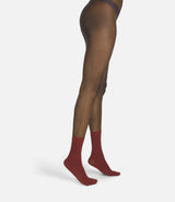 The Rib | Burgundy Socks