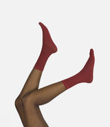 The Rib | Burgundy Socks