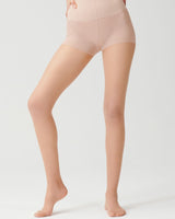 Shaping Control Top Compression Tights - Nude Vivid