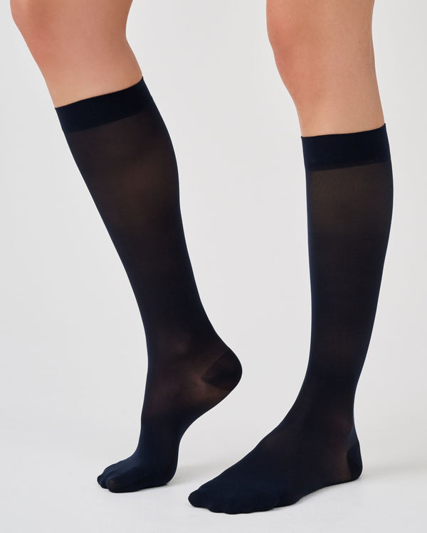 Compression Knee-Highs Socks - Navy