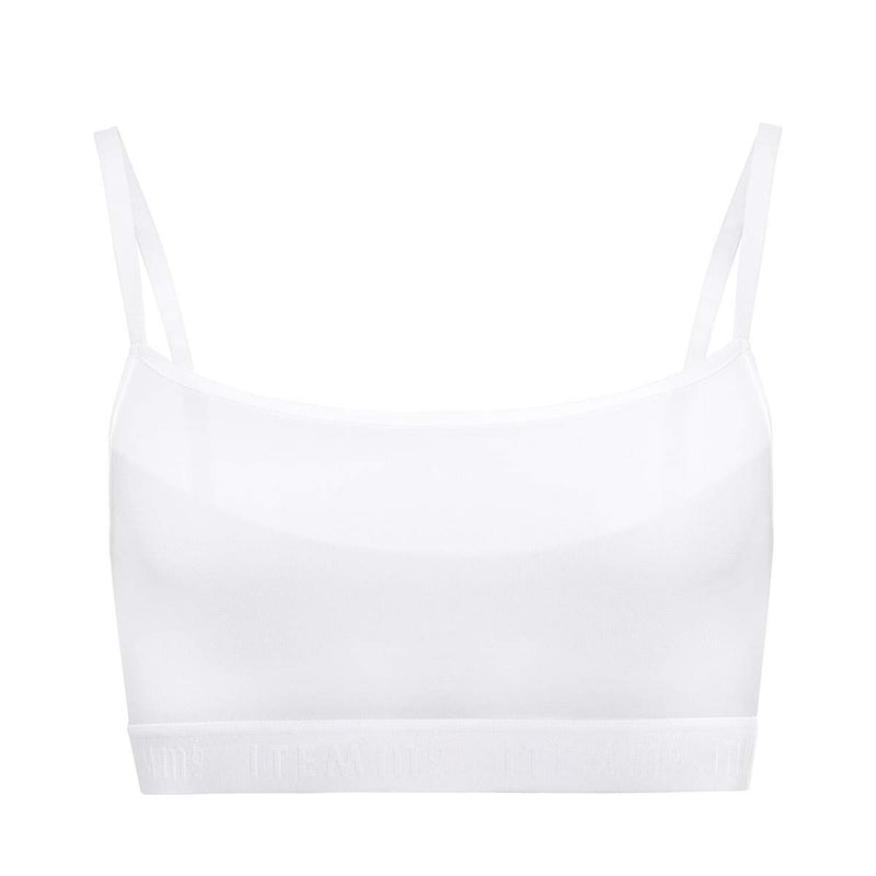 Supportive Power Mesh Bralette White