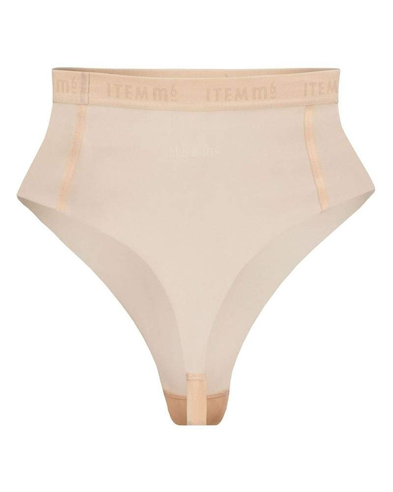 Supportive All Mesh Brazilian Briefs Nude Vivid