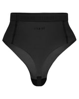 Supportive All Mesh Brazilian Briefs Schwarz