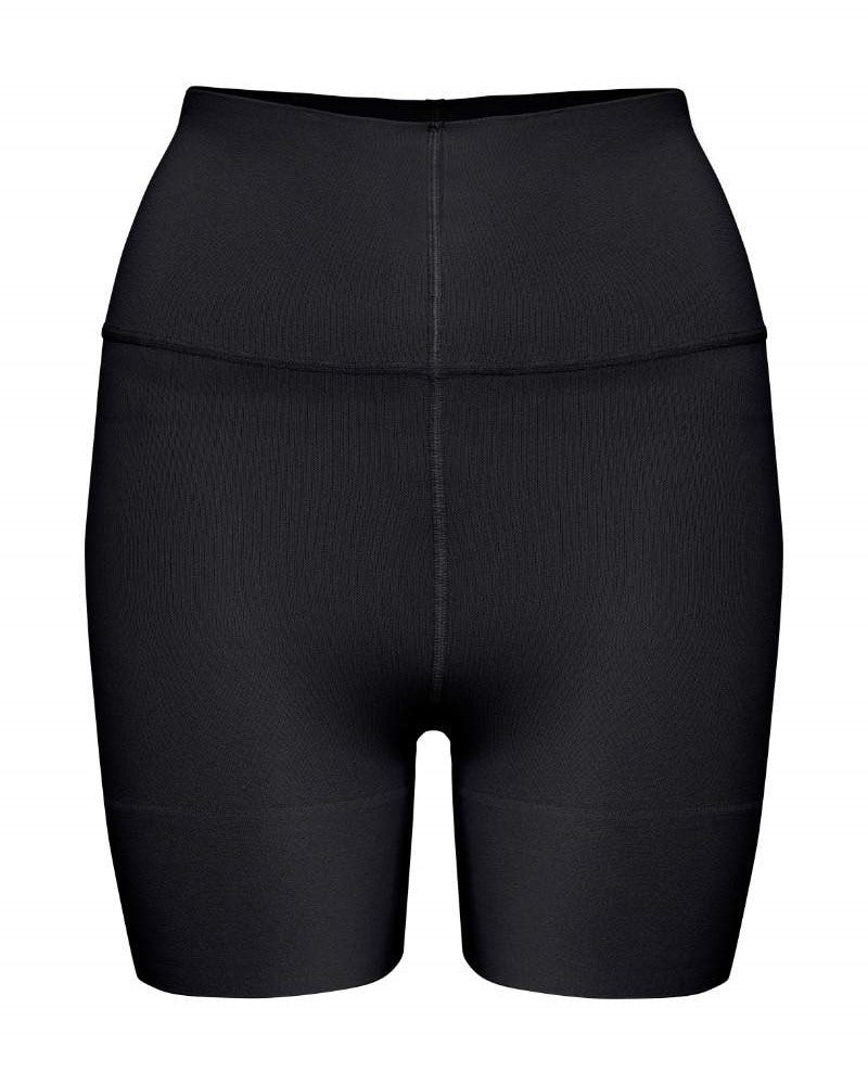 Anti-Reibung & Cellulite Shapewear Shorts Schwarz