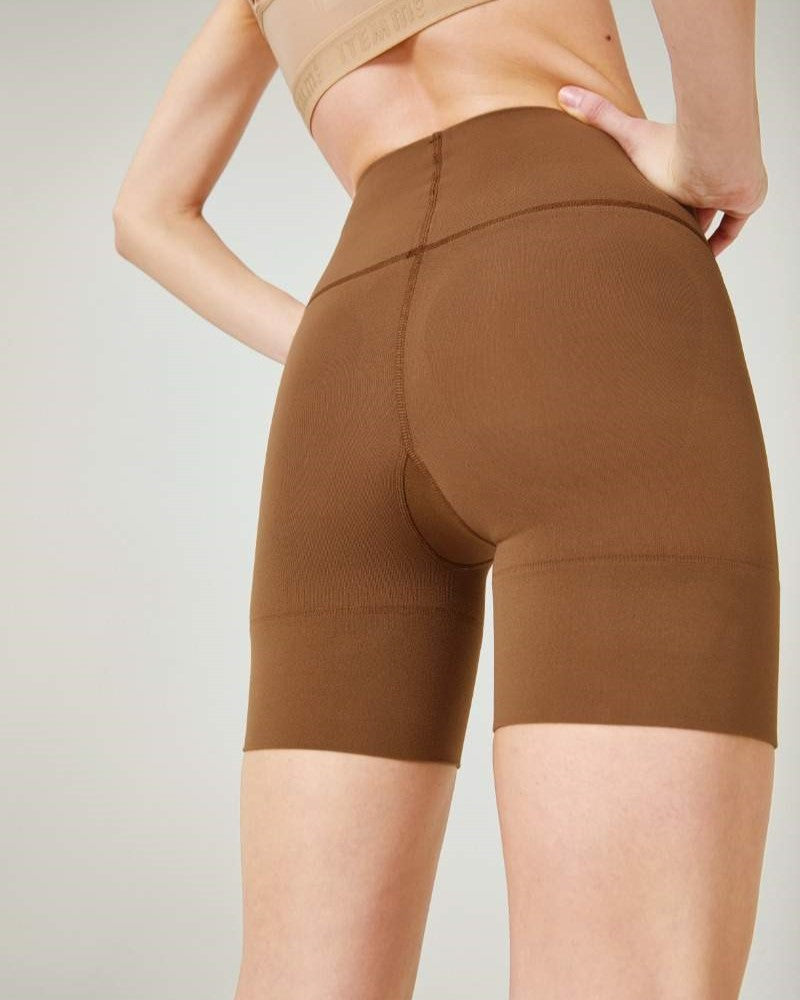 Anti-Reibung & Cellulite Shapewear Shorts Nude Smoky