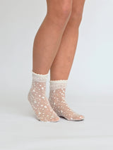 The Dot | Polka Dot Socken Off-White