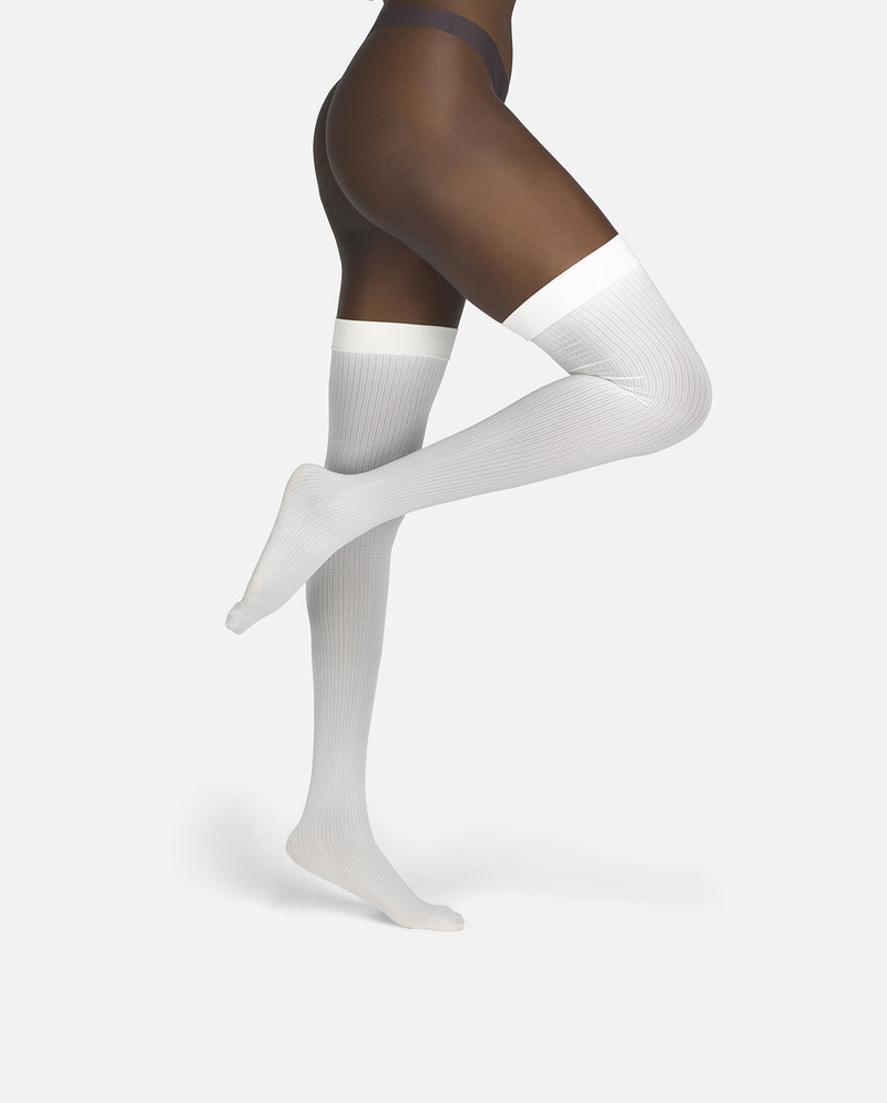 The Rib | Coconut Overknees