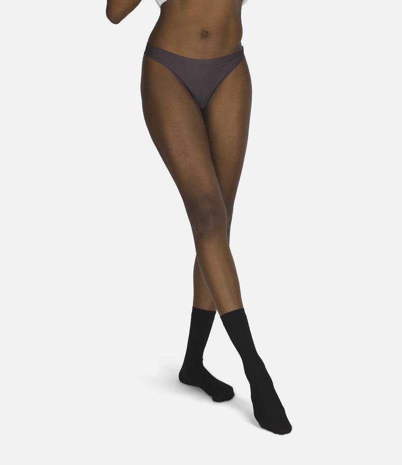 The Rib | Black Socks