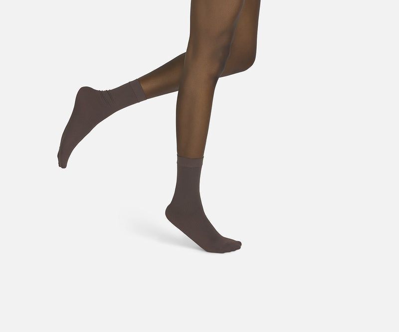 The Rib | Brown Socks
