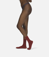 The Rib | Burgundy Socks