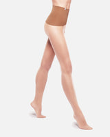 Hedoine nude 20 denier seamless shaping high waist best ladder-resist seamless opaque Tights for women 