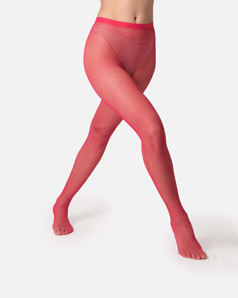 The Drama | Fishnet Tights Pink, Pantyhose Stockings Womens Tights for Women - Hēdoïne