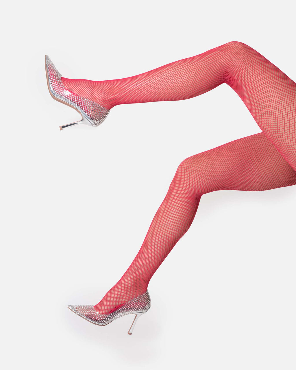 Women's Pink Floral Fishnet Tights, Pantyhose – TheMirrorTable
